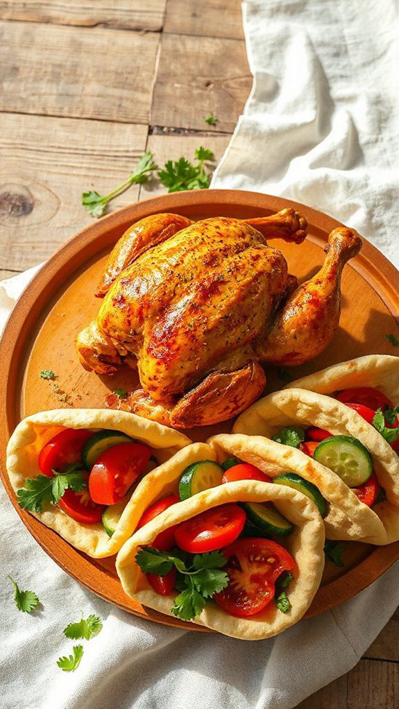 mediterranean chicken stuffed pockets mediterranean chicken stuffed pockets