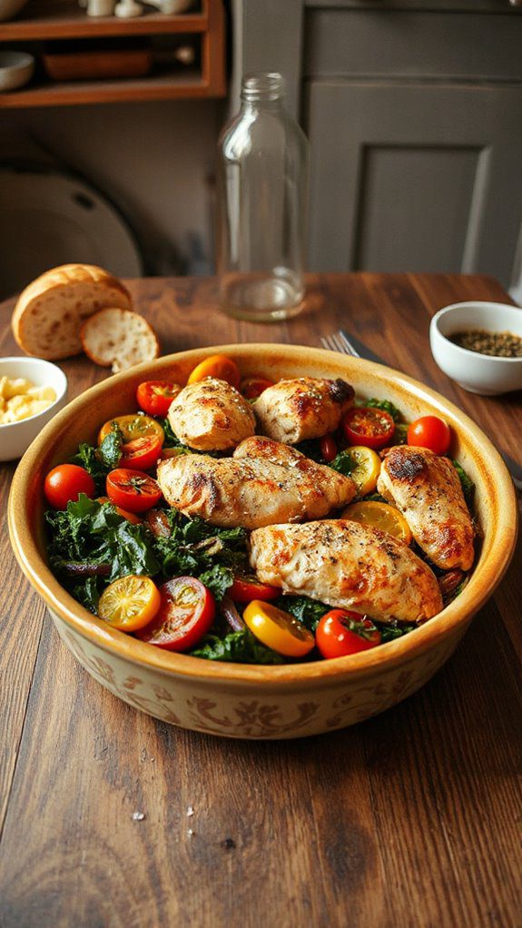 mediterranean chicken vegetable dish