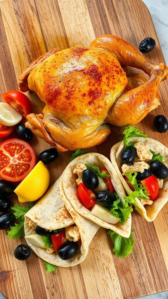 mediterranean chicken wrap recipe