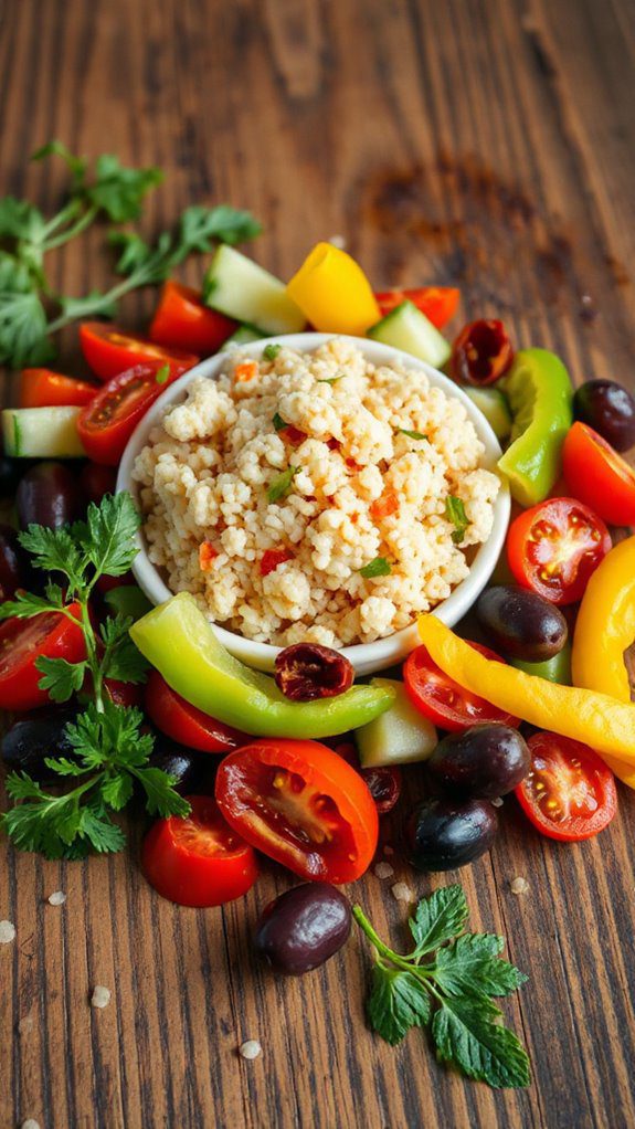 mediterranean flavored couscous dish