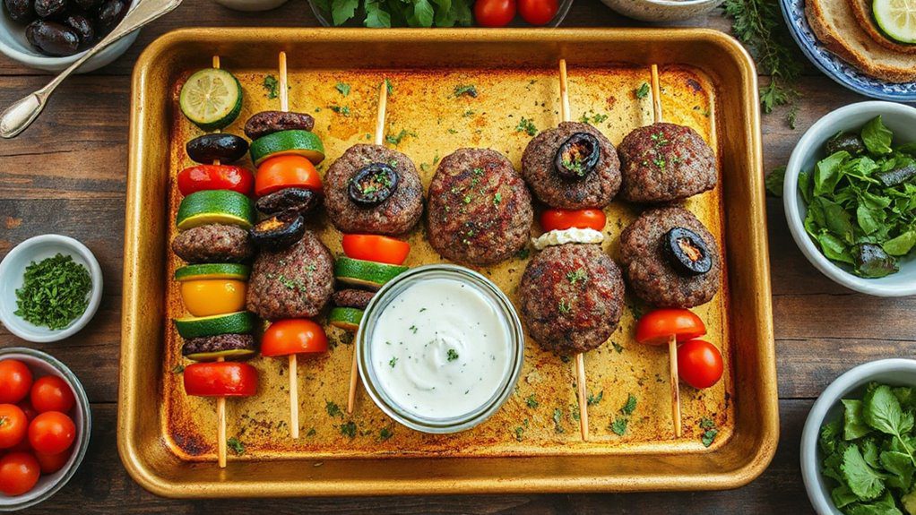 mediterranean inspired grilled skewers