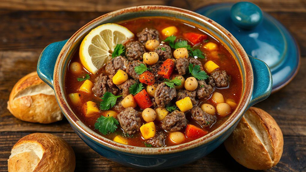 mediterranean inspired hearty soup