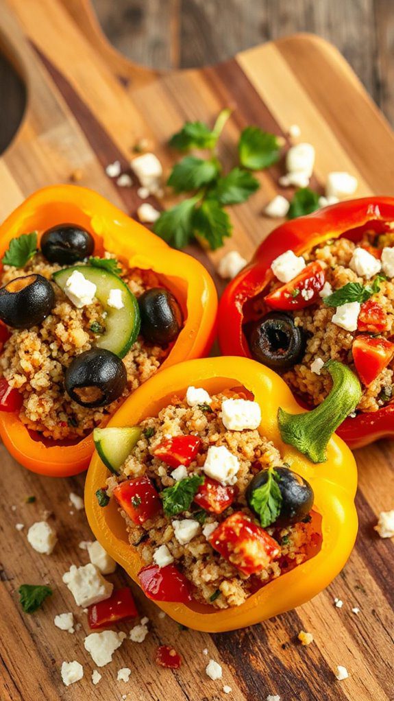 mediterranean stuffed pepper recipe