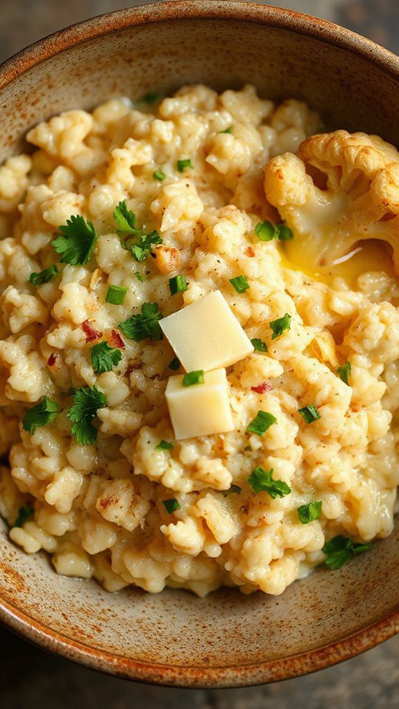 microwave cauliflower risotto recipe