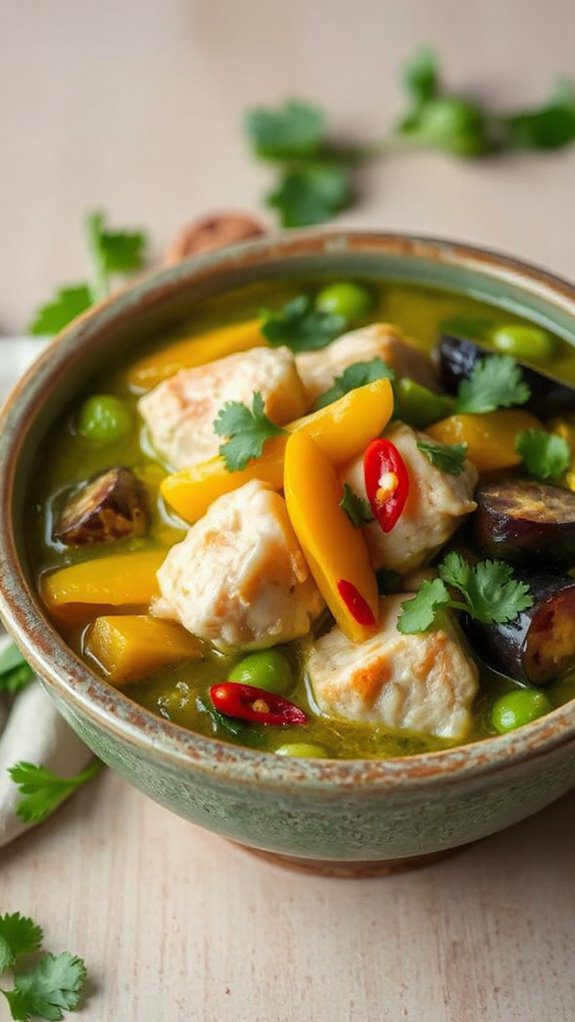 microwave chicken green curry microwave chicken green curry