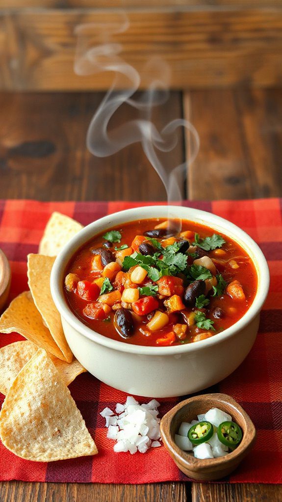 microwave chili with beans