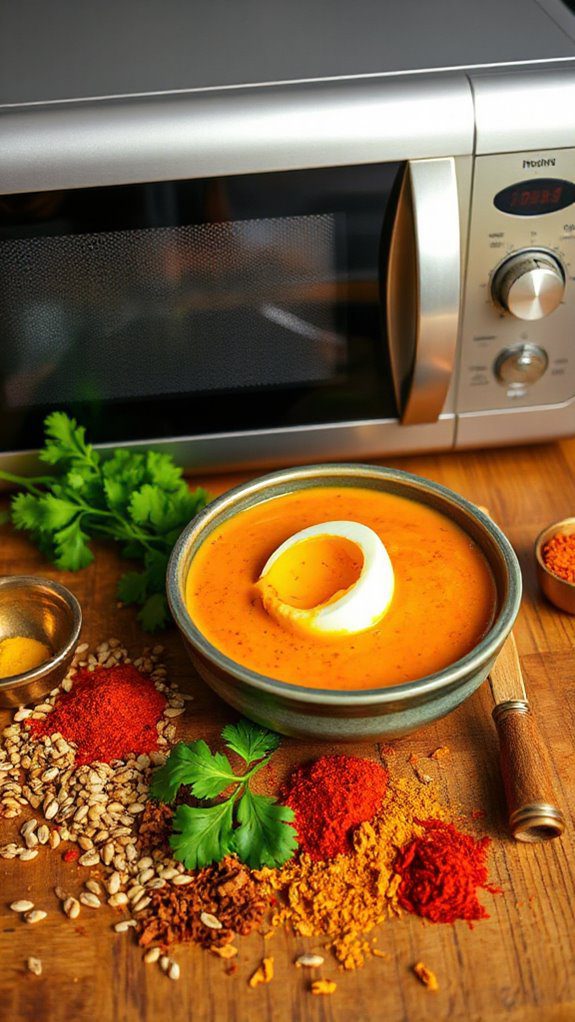 microwave cooked egg curry microwave cooked egg curry