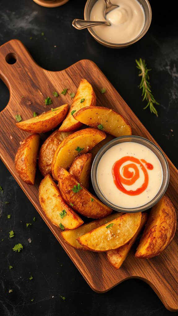 microwave cooking potato wedges