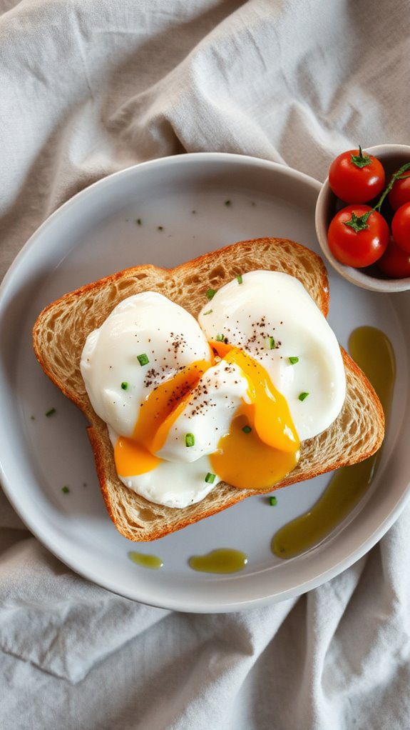 microwave eggs on toast
