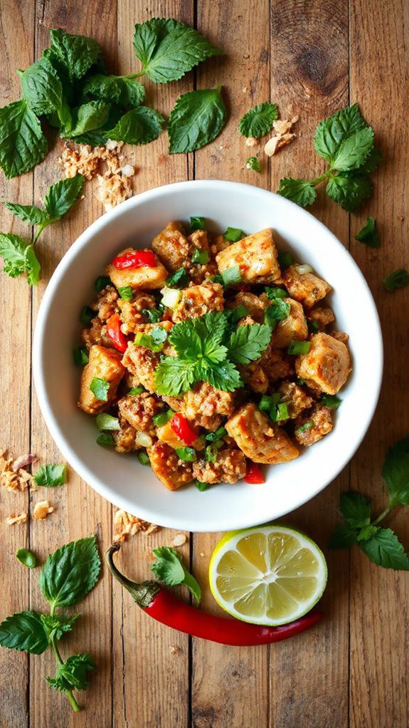 microwave larb gai recipe microwave larb gai recipe