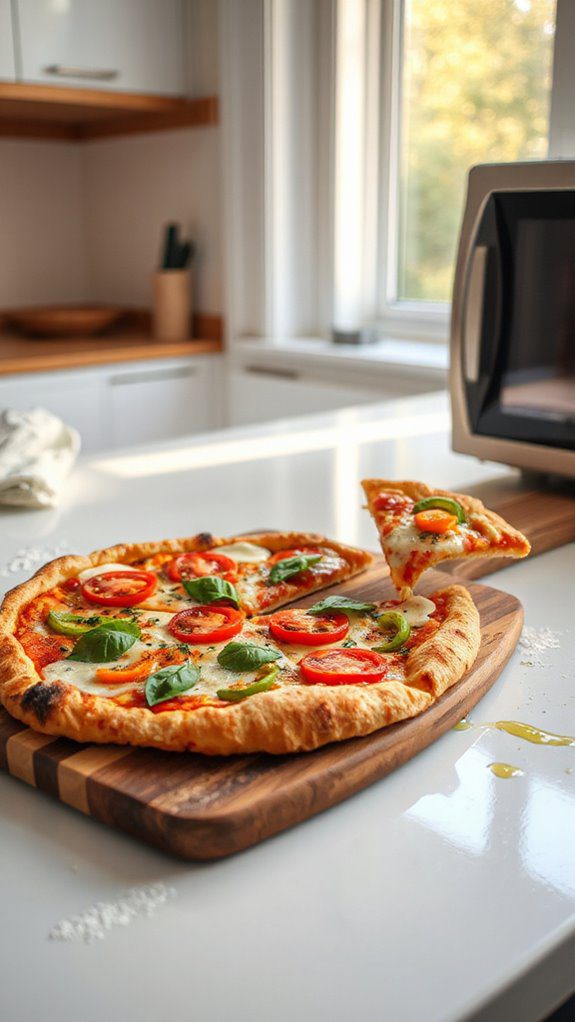 microwave pizza in minutes