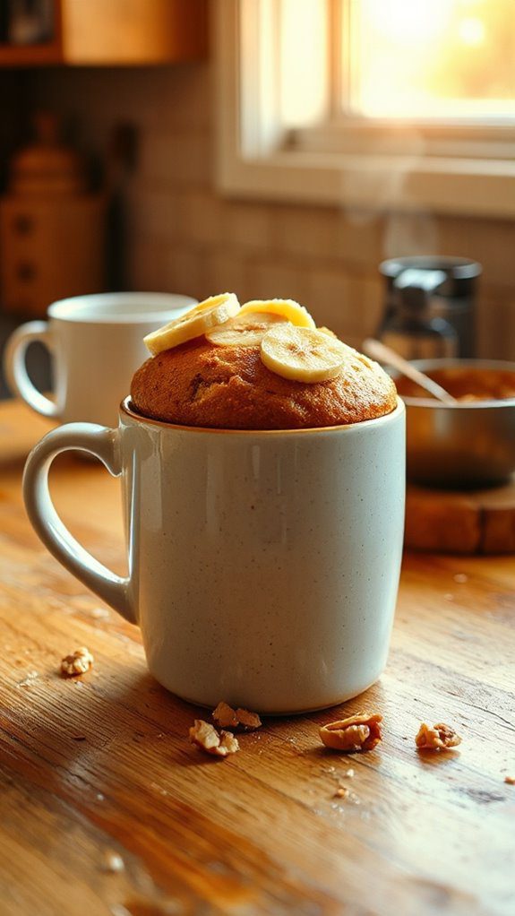 microwaveable banana bread mug microwaveable banana bread mug