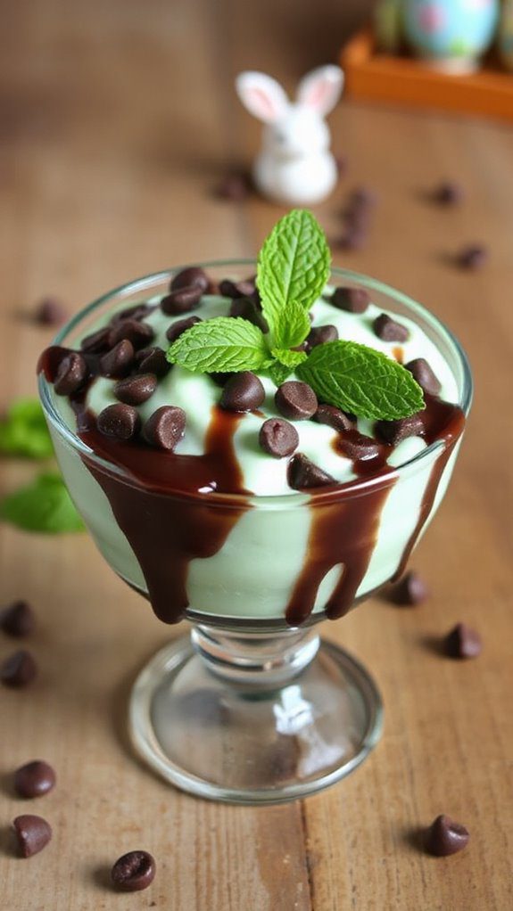 mint chocolate dessert delight