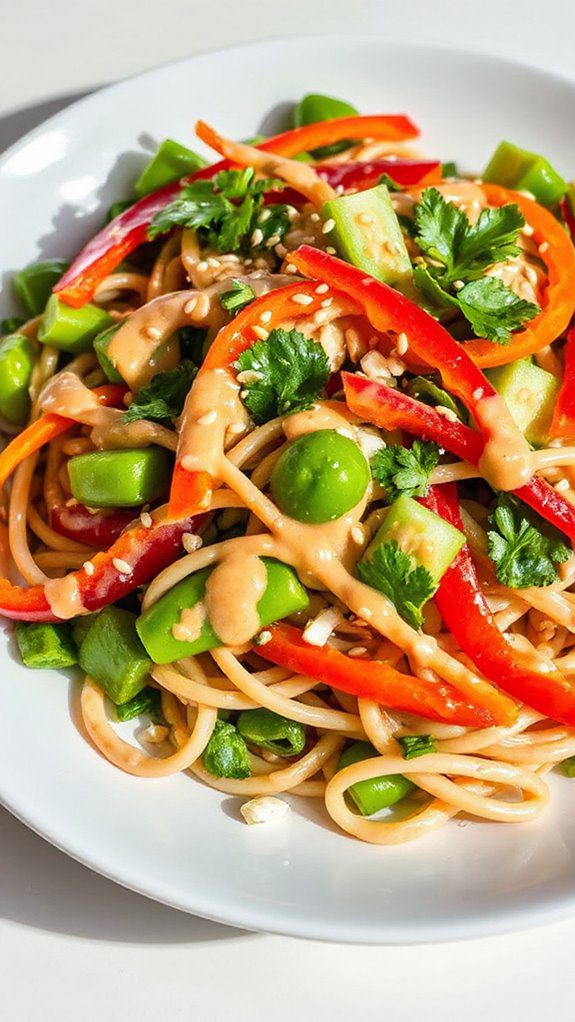 miso dressing soba salad