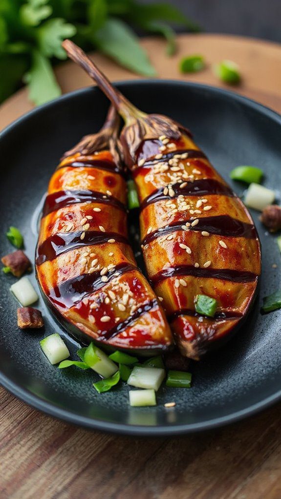 miso glazed eggplant recipe