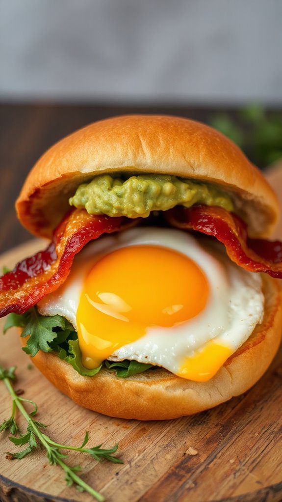 morning meal with toppings