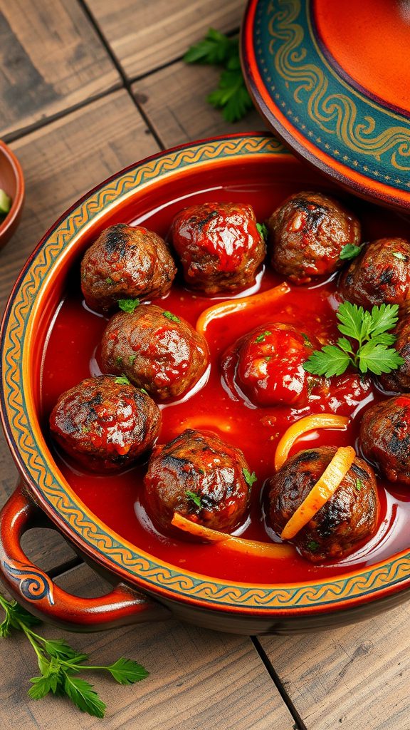 moroccan beef meatballs recipe