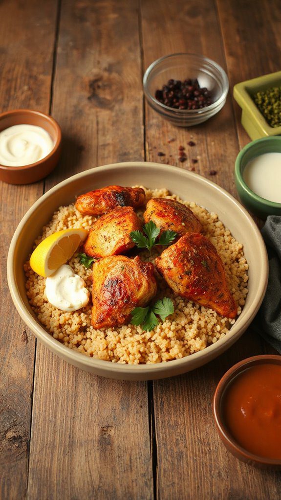 moroccan chicken and couscous