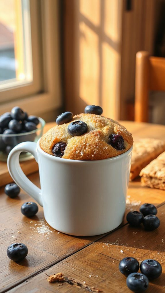 mug blueberry muffin recipe