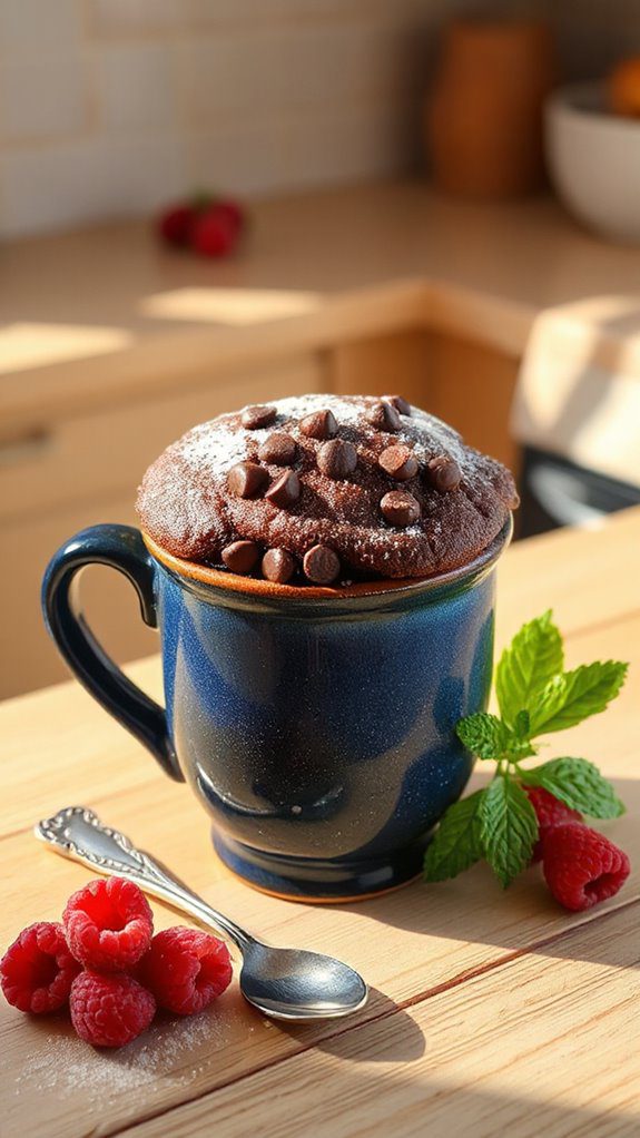 mug cake in minutes