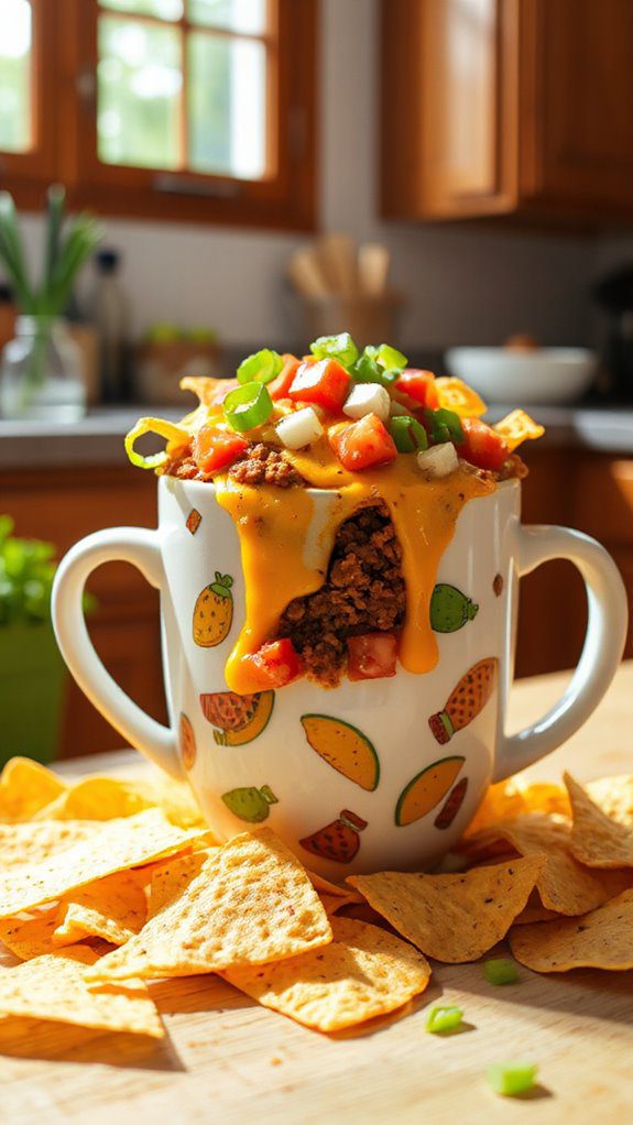 mug filled taco meal mug filled taco meal