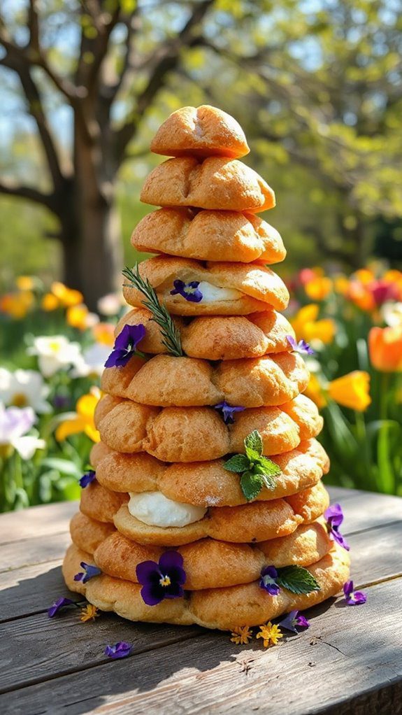 nature inspired rustic tower