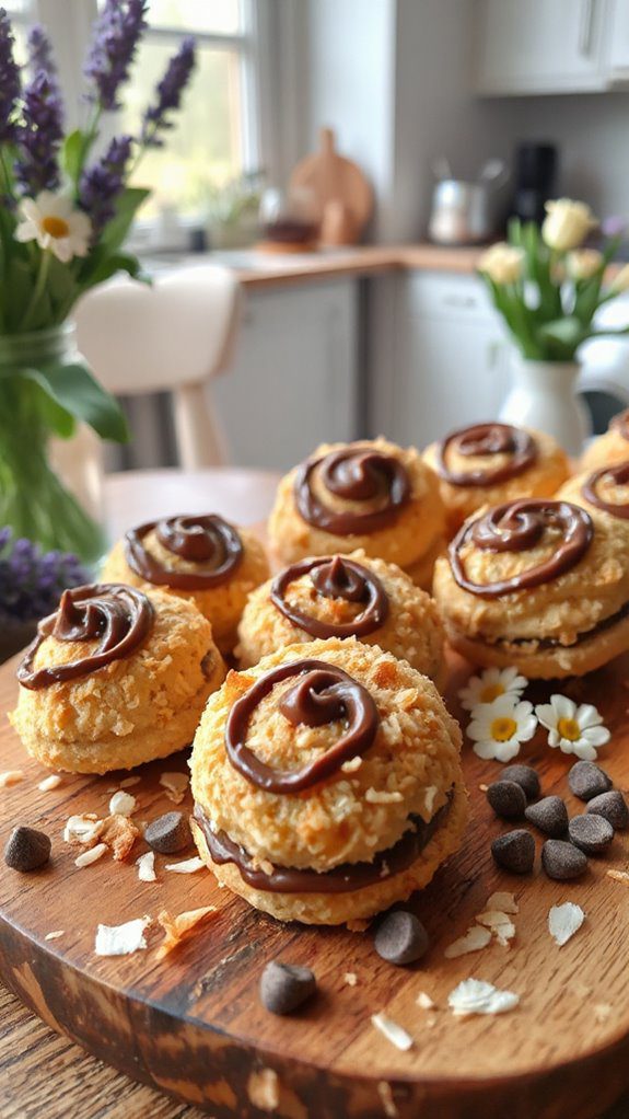 nutella infused coconut treats nutella infused coconut treats