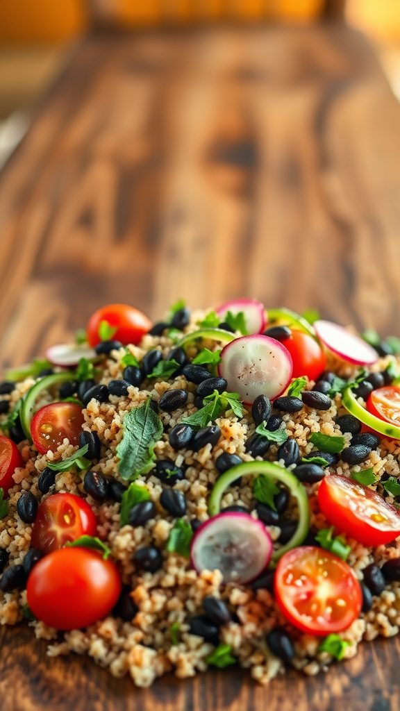 nutritious grain and lentil salad nutritious grain and lentil salad