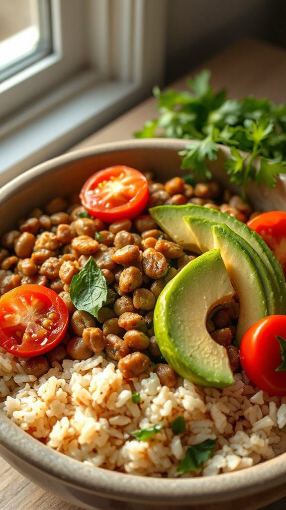 nutritious lentil rice dish nutritious lentil rice dish