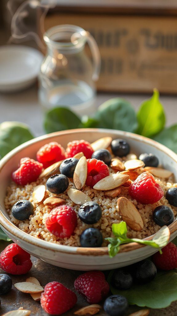 nutritious quinoa berry bowl nutritious quinoa berry bowl