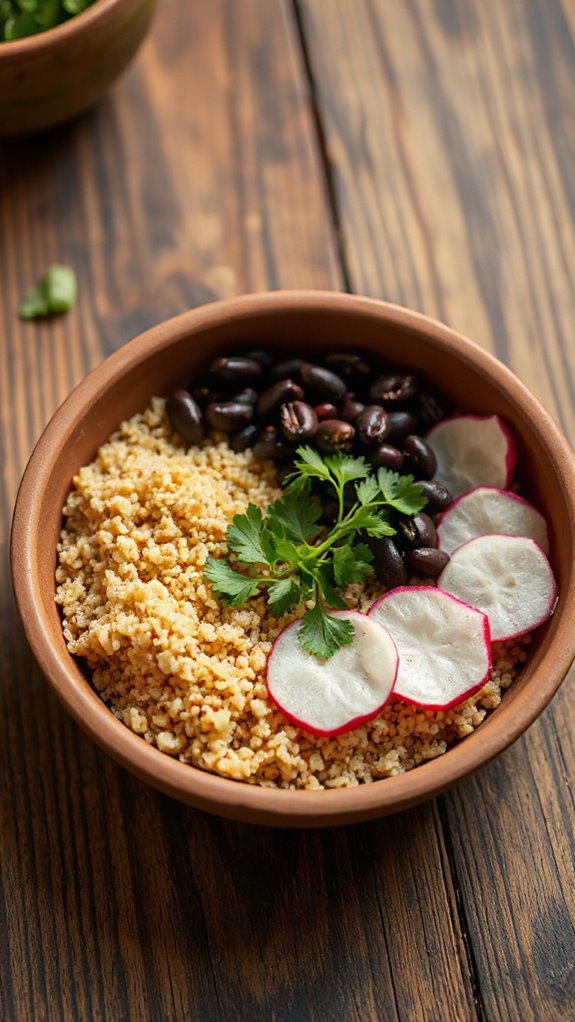 nutritious quinoa black bean bowl nutritious quinoa black bean bowl