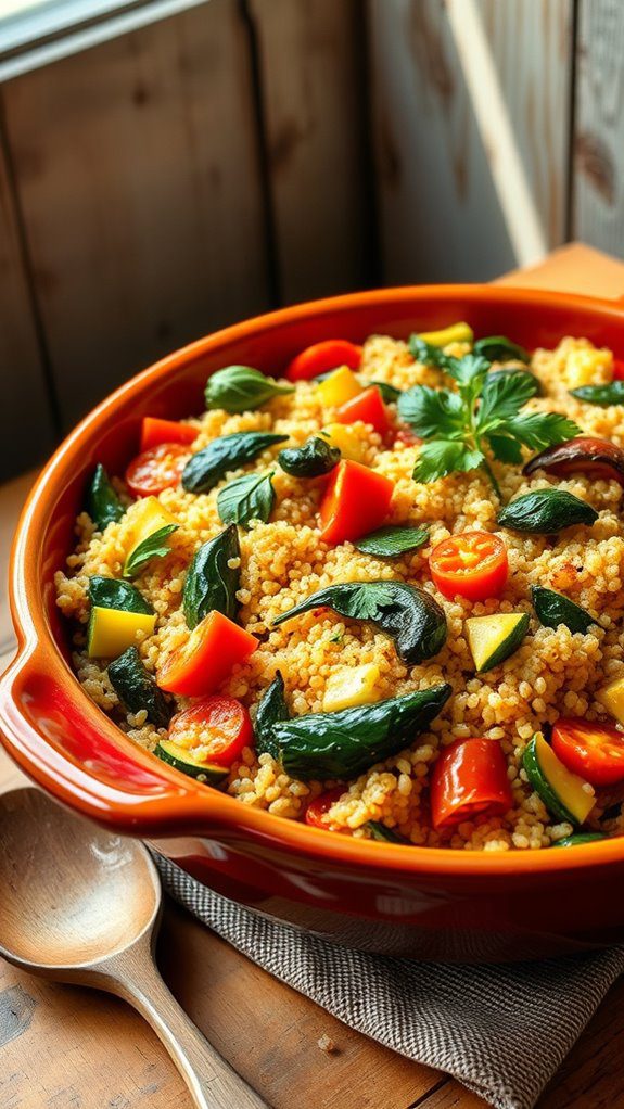 nutritious quinoa vegetable bake nutritious quinoa vegetable bake