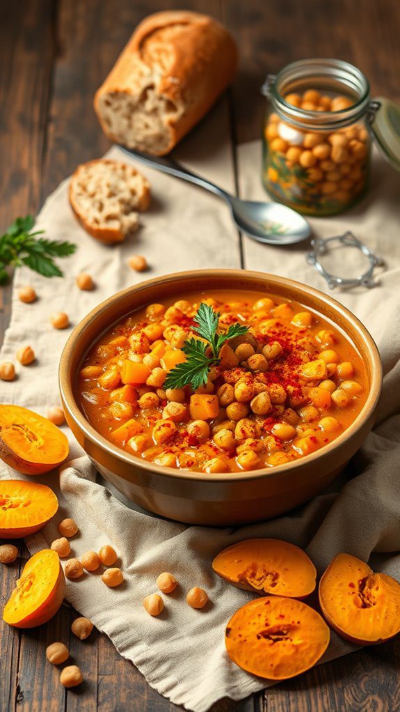 nutritious stew with chickpeas nutritious stew with chickpeas