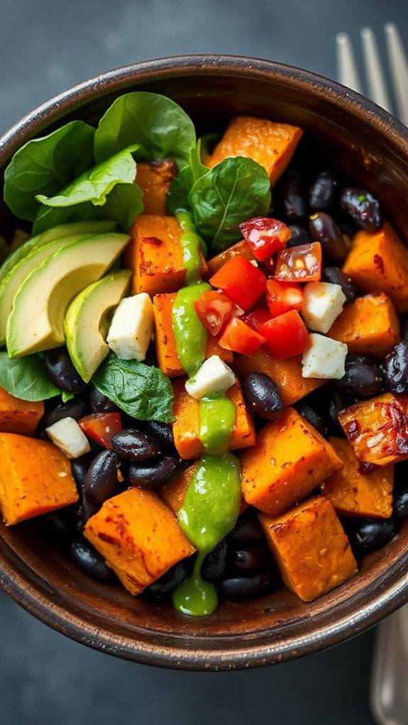 nutritious vegan meal bowl