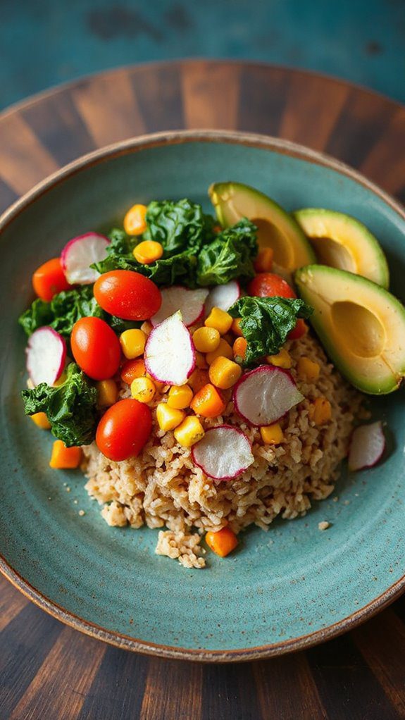 nutritious vegetable breakfast bowl nutritious vegetable breakfast bowl