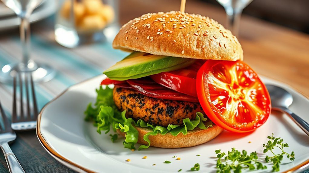 nutritious vegetarian burger recipe