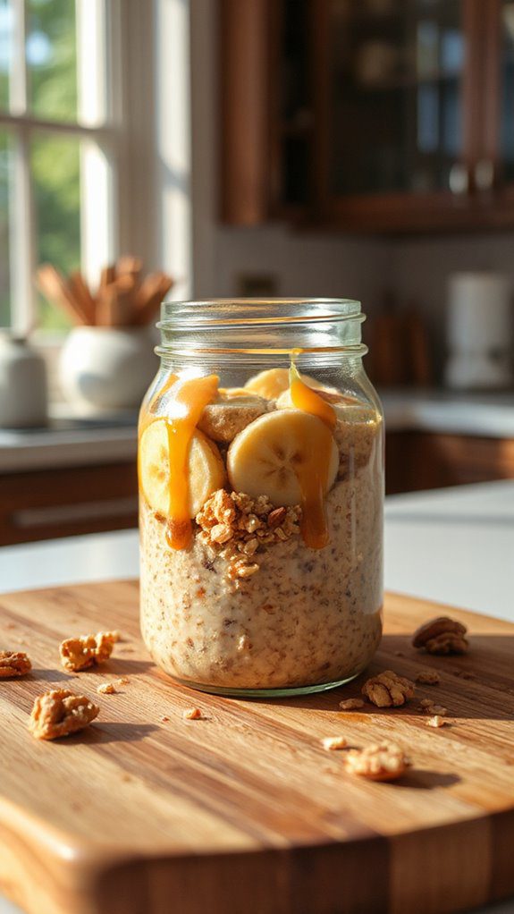 nutty banana oat meal