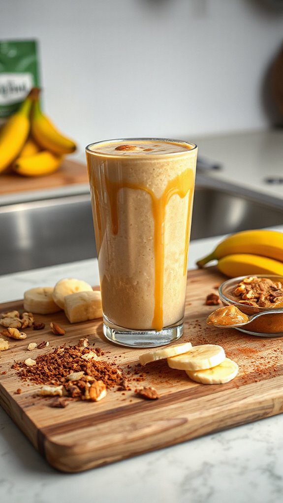 nutty protein rich smoothie nutty protein rich smoothie