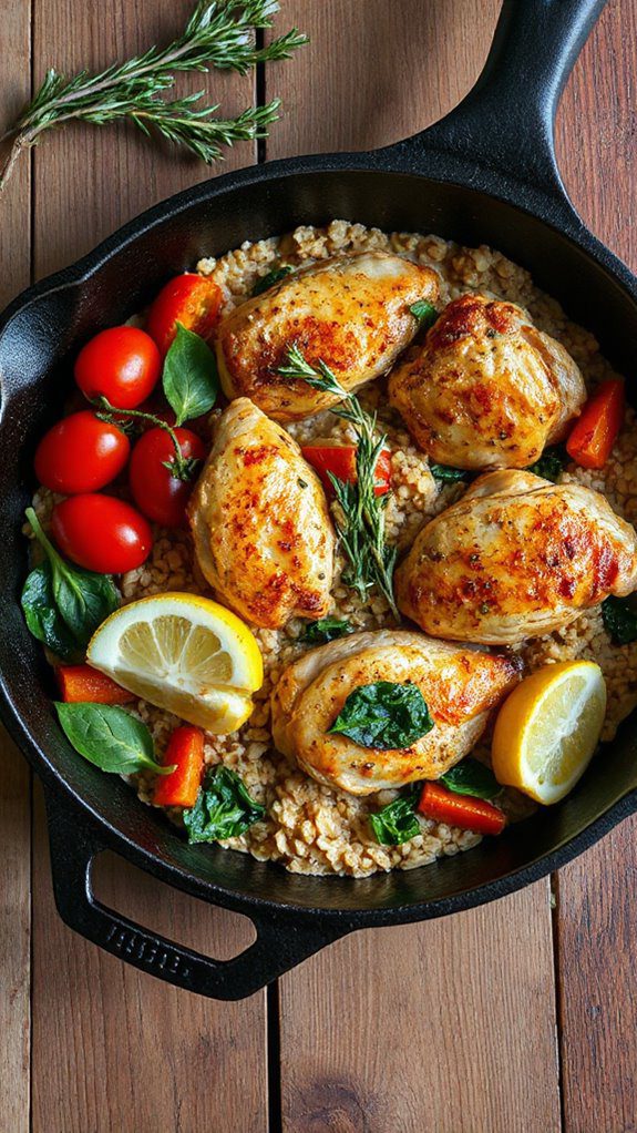 oat and chicken dish oat and chicken dish