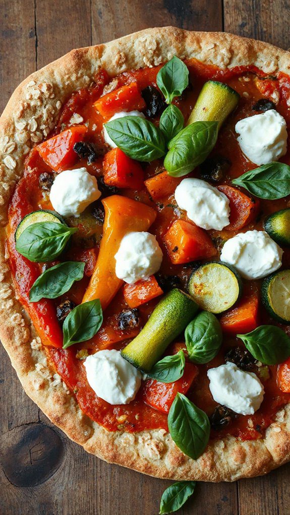 oat crust pizza toppings oat crust pizza toppings