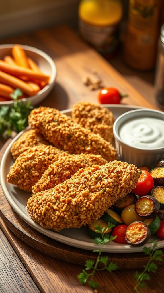oat crusted chicken recipe