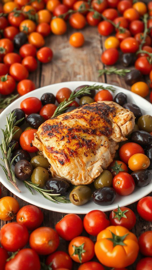 olives tomatoes mediterranean chicken olives tomatoes mediterranean chicken