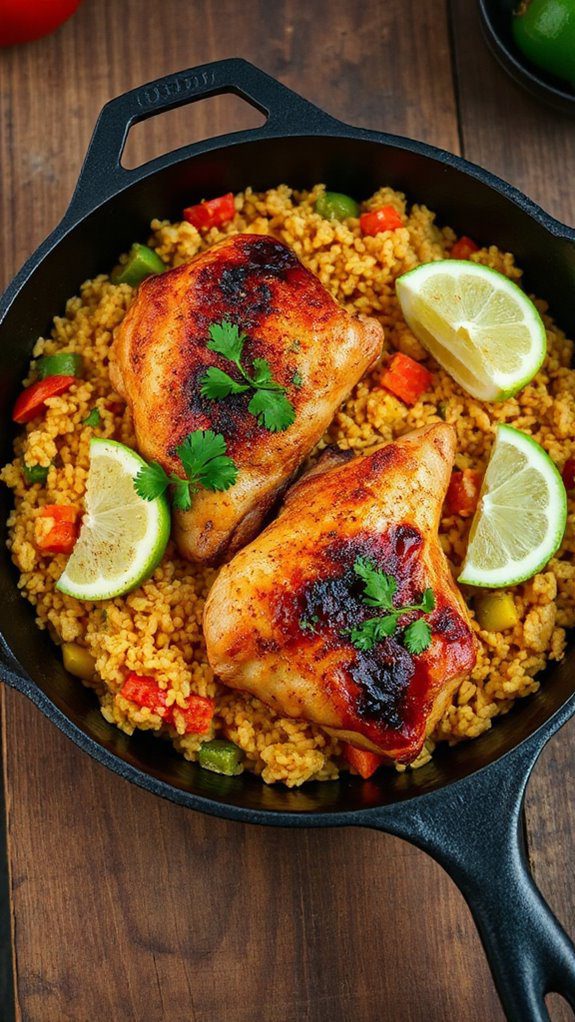 one pan mexican chicken dish one pan mexican chicken dish
