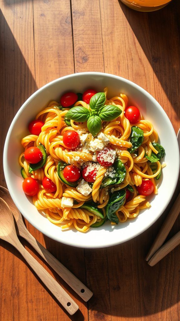 one pot vegetable pasta recipe