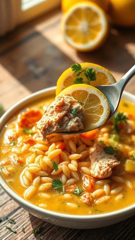 orzo lemon chicken soup