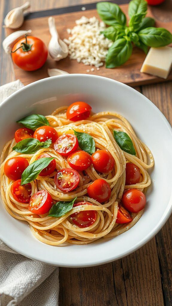 pasta with tomato basil