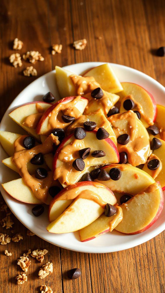 peanut butter apple snack