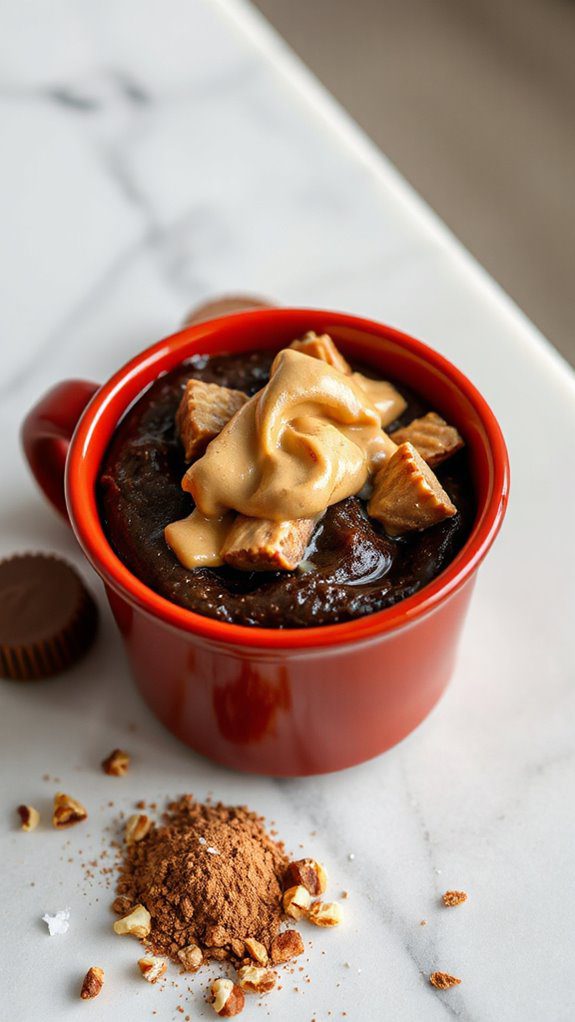 peanut butter brownie treat