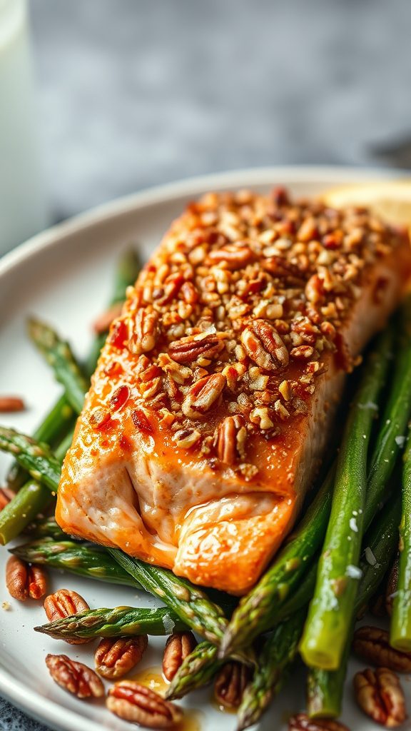 pecan crusted salmon recipe