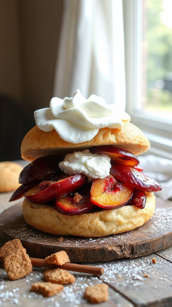 plum ginger dessert recipe